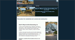 Desktop Screenshot of moyerexcavating.com