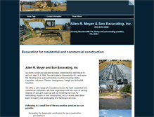 Tablet Screenshot of moyerexcavating.com